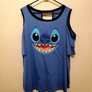 Lilo & Stich cold shoulder short sleeve